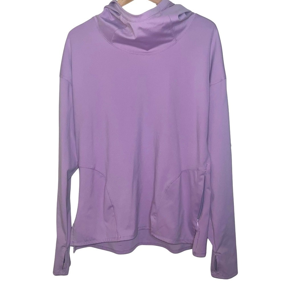 Yogalicious Lux Hoodie Lightweight Pinkish Purple Size Large